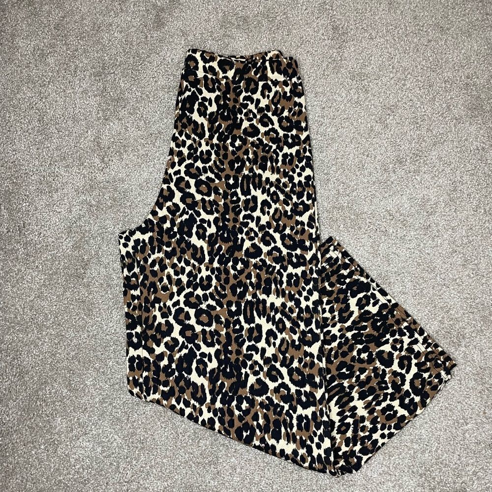 PrettyLittleThing Leopard Print Gauchos